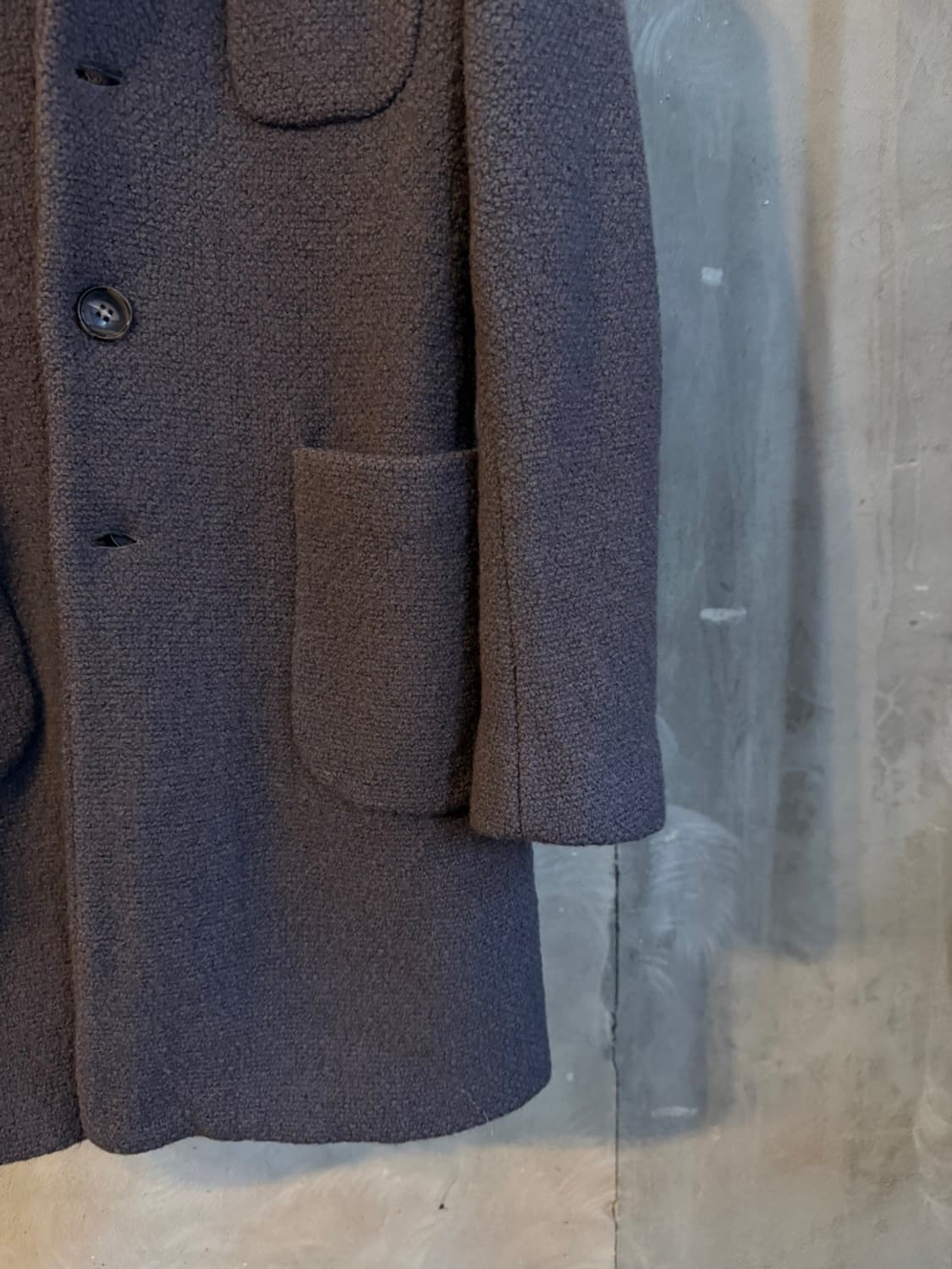 파올리니 니트 패브릭 코트 100 상품이미지5