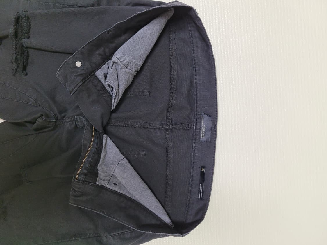 자라맨 ZARAMAN 체인장식 데미지 팬츠 33 블랙 상품이미지5