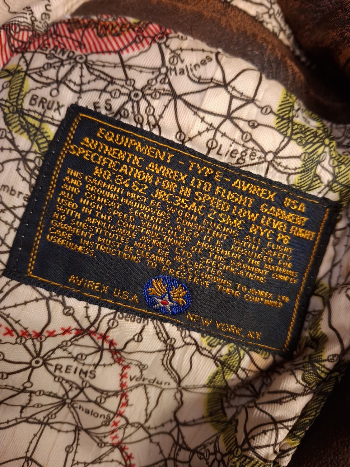 오리지날 80's 국내산 아비렉스 미공군 A-2 리얼레더 항공점퍼 상품이미지3