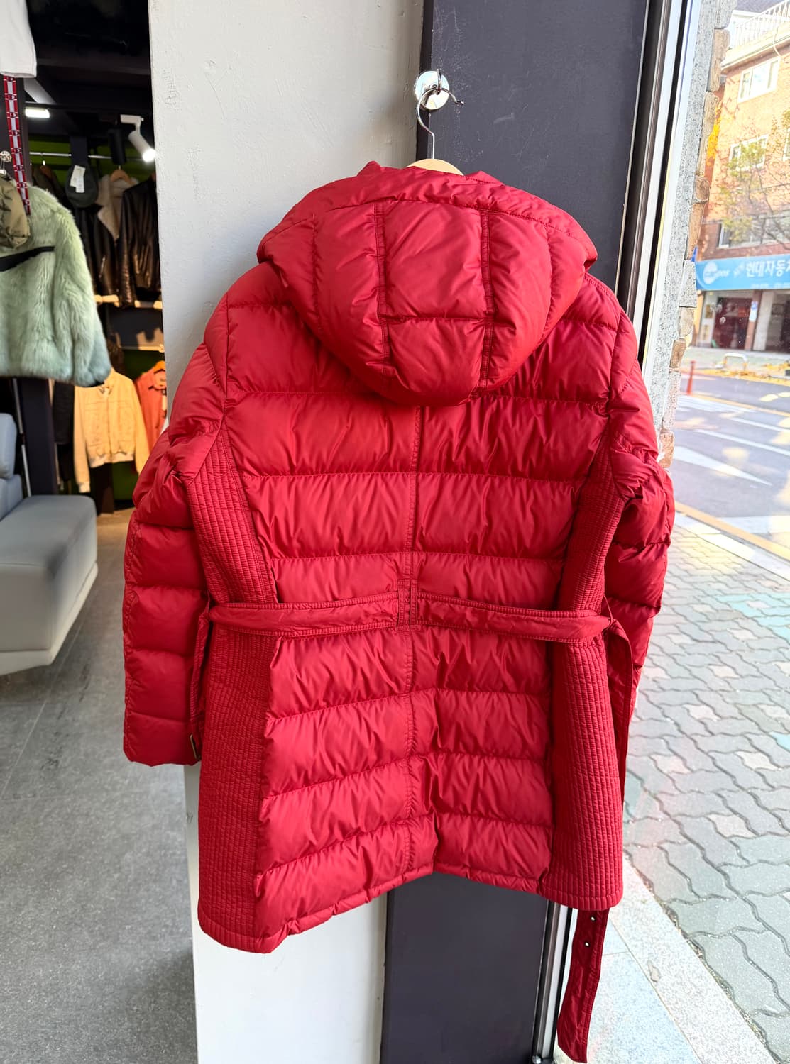 66~77/ 버버리 혹스히스 벨티드 다운 패딩점퍼 상품이미지6