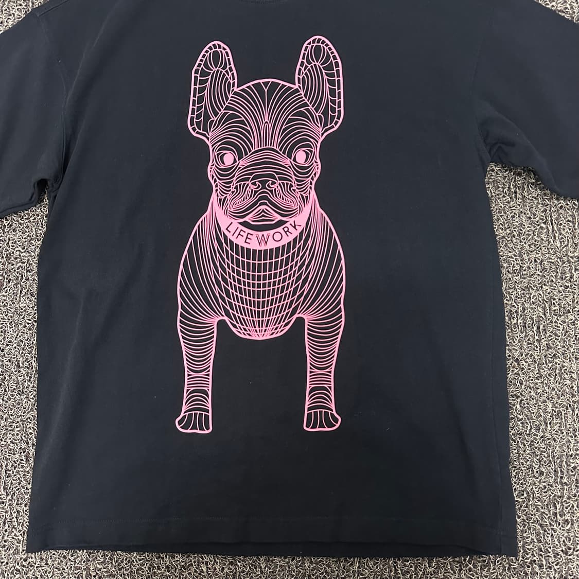 라이프워크 반팔티셔츠 블랙 S 상품이미지4