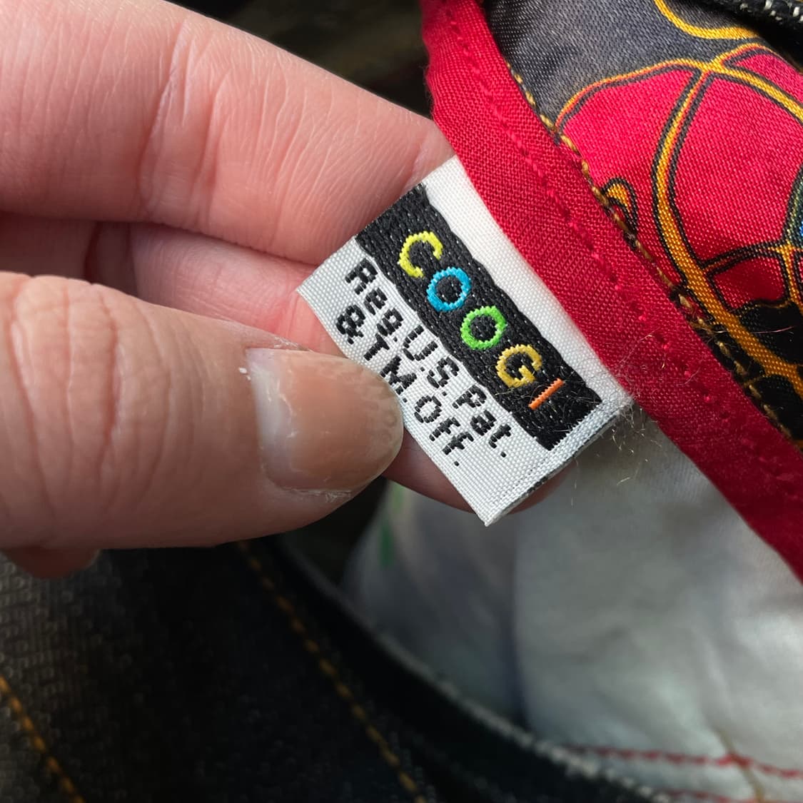 쿠지 자수 흑청 데님팬츠 상품이미지6