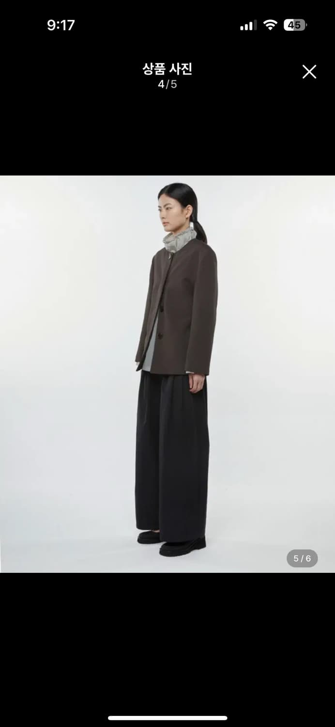 아모멘토 라운드넥 패디드 자켓 새상품 상품이미지2