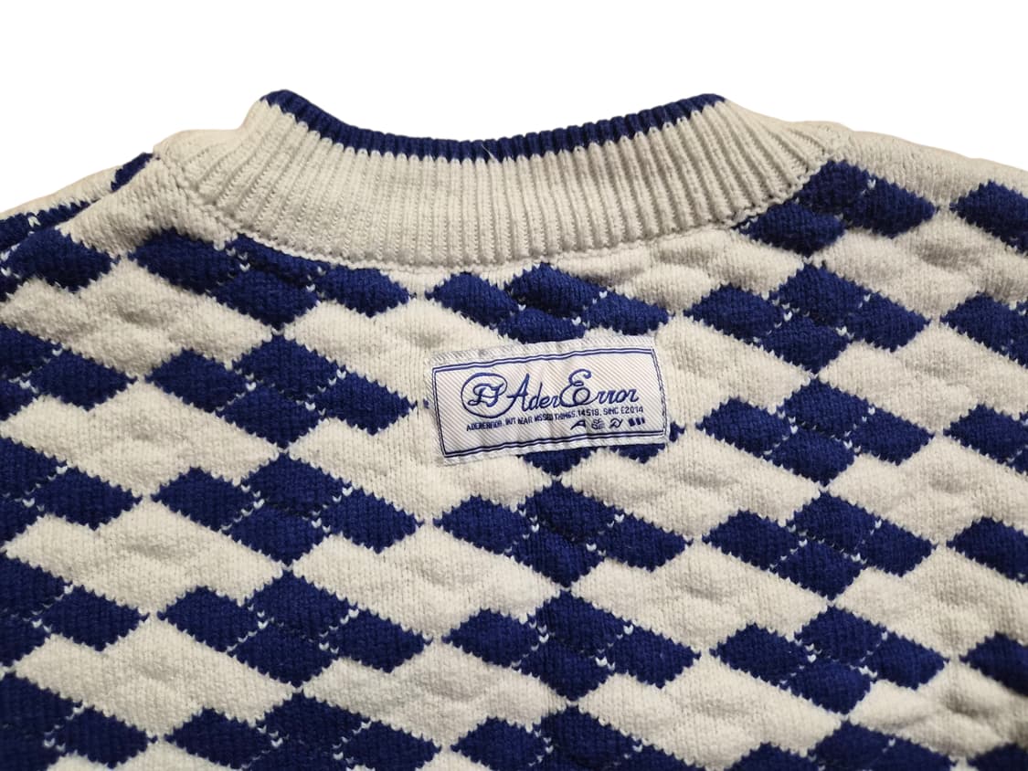 아더에러 테닛 니트 체크 (A3 사이즈) 상품이미지4