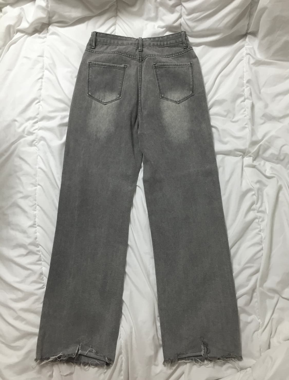 빈티지 그레이쉬 워싱 데님 그레이진 상품이미지3