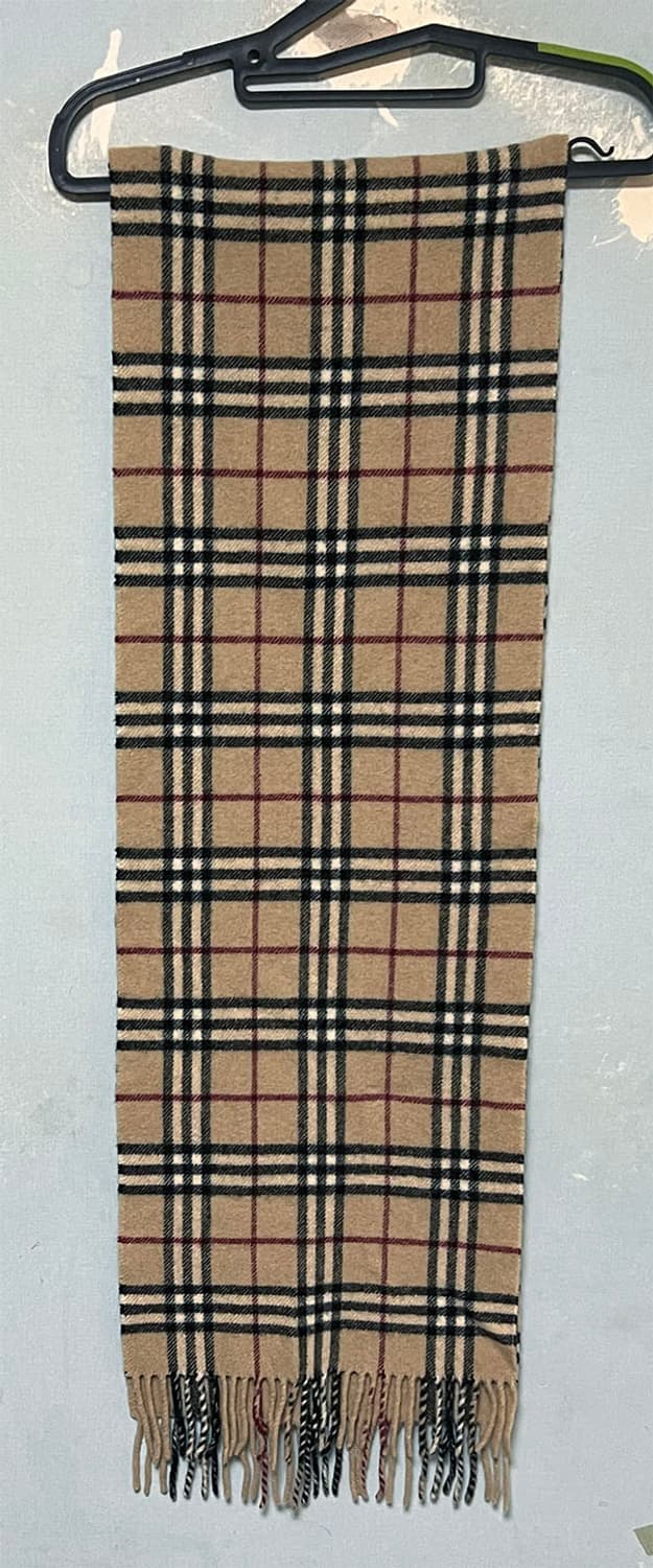 버버리 램스울 롱 목도리 머플러 체크 상태좋음 시그니쳐  상품이미지2