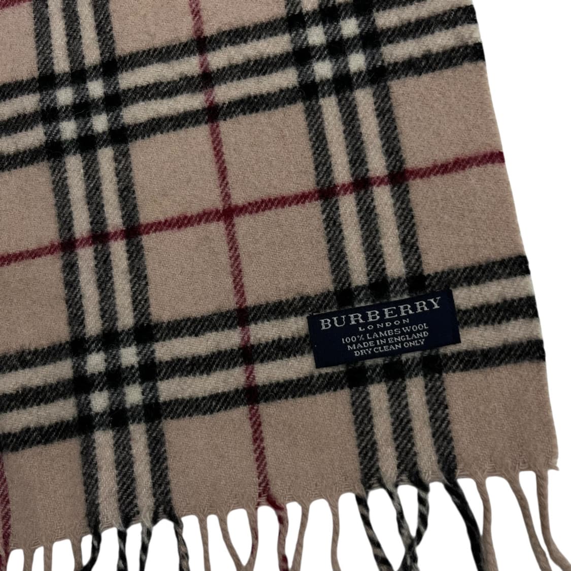 버버리 연베이지 노바체크 램스울 머플러 상품이미지5