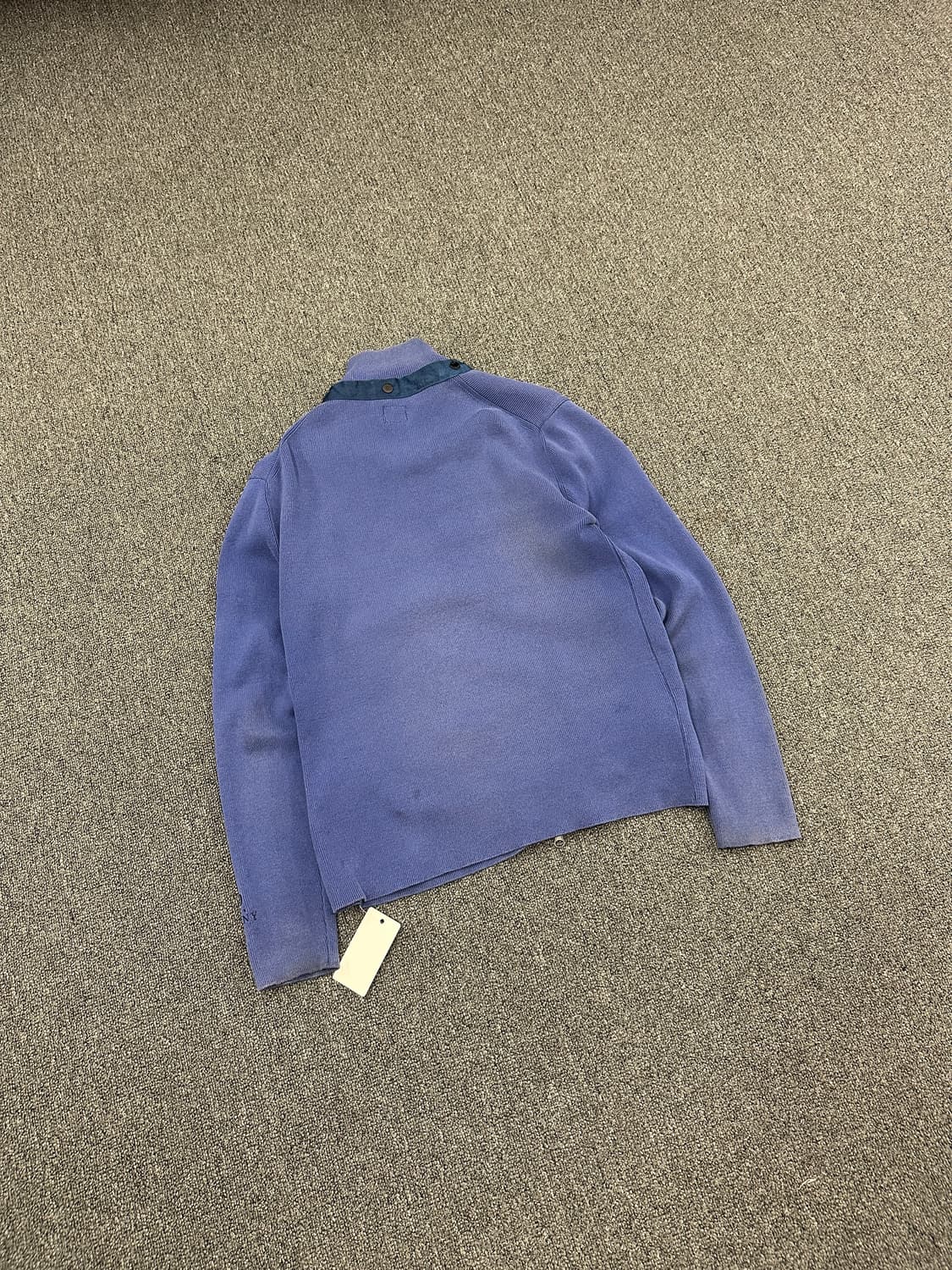 M) CP 컴퍼니 블루 슬림 니트집업 상품이미지9