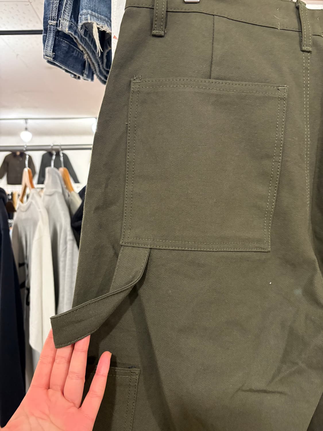 카키 면바지 상품이미지4