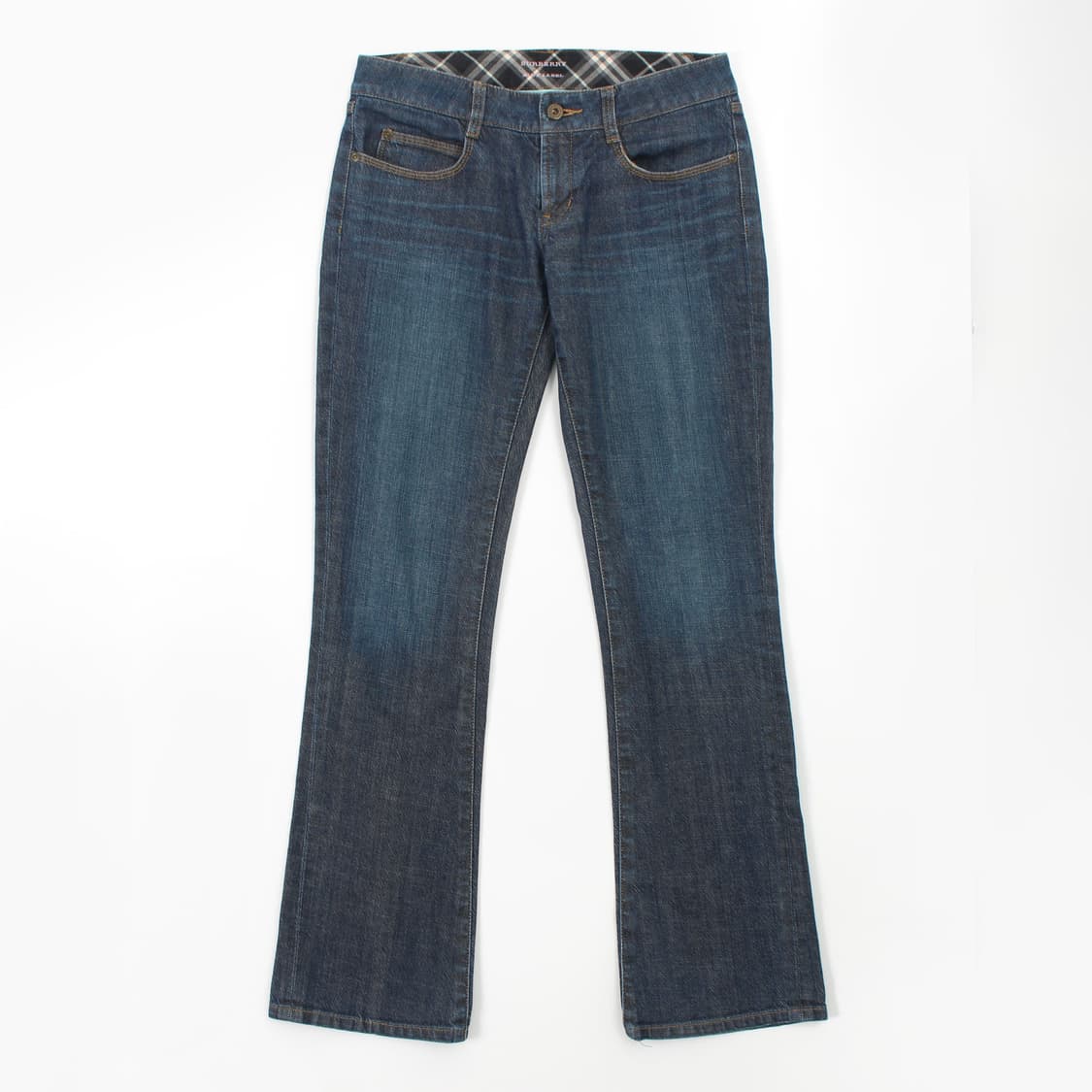 버버리 Burberry 빈티지 로고 자수 부츠컷 청바지 데님팬츠 상품이미지2