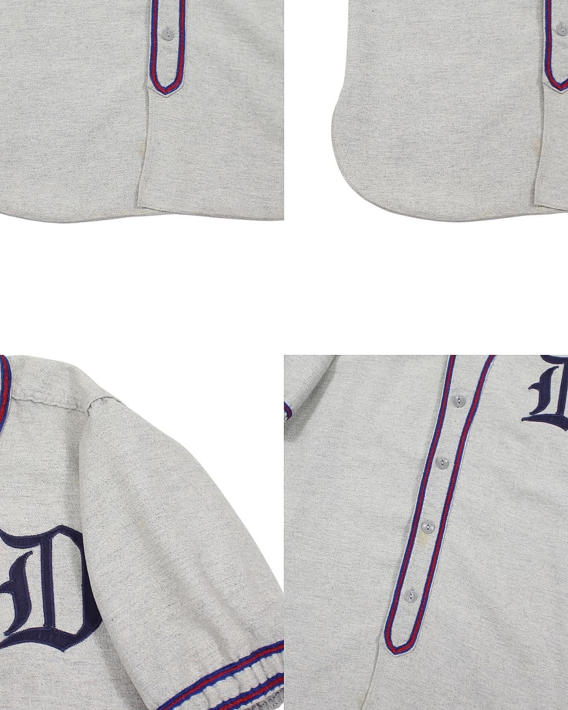 1950-60s USA 베이스볼 셔츠 빈티지 미국제 야구 져지 상품이미지8