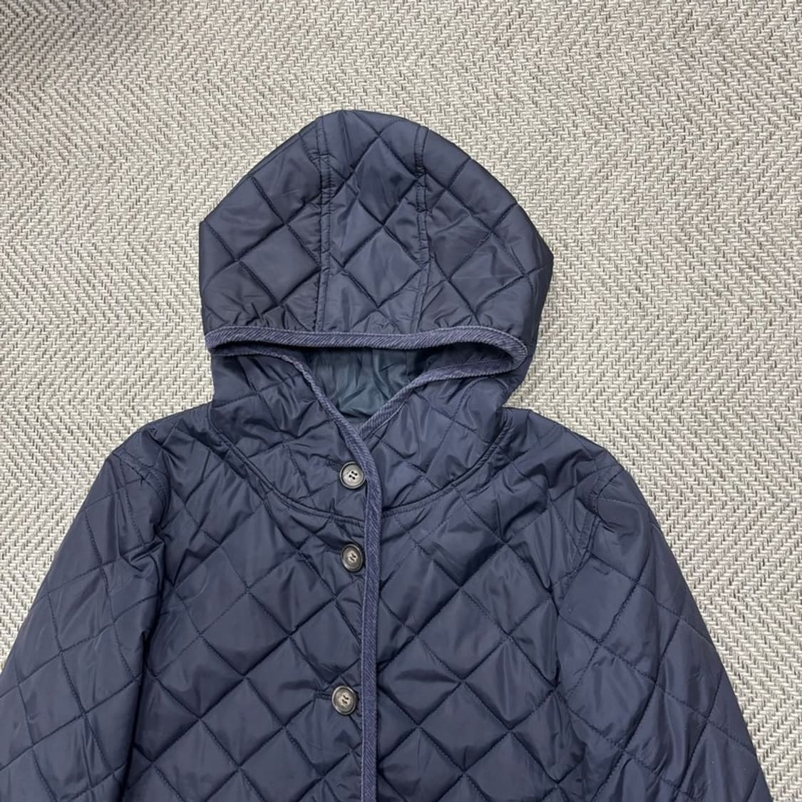 에프터눈 티 퀼팅 후드 코트 v0258 상품이미지4