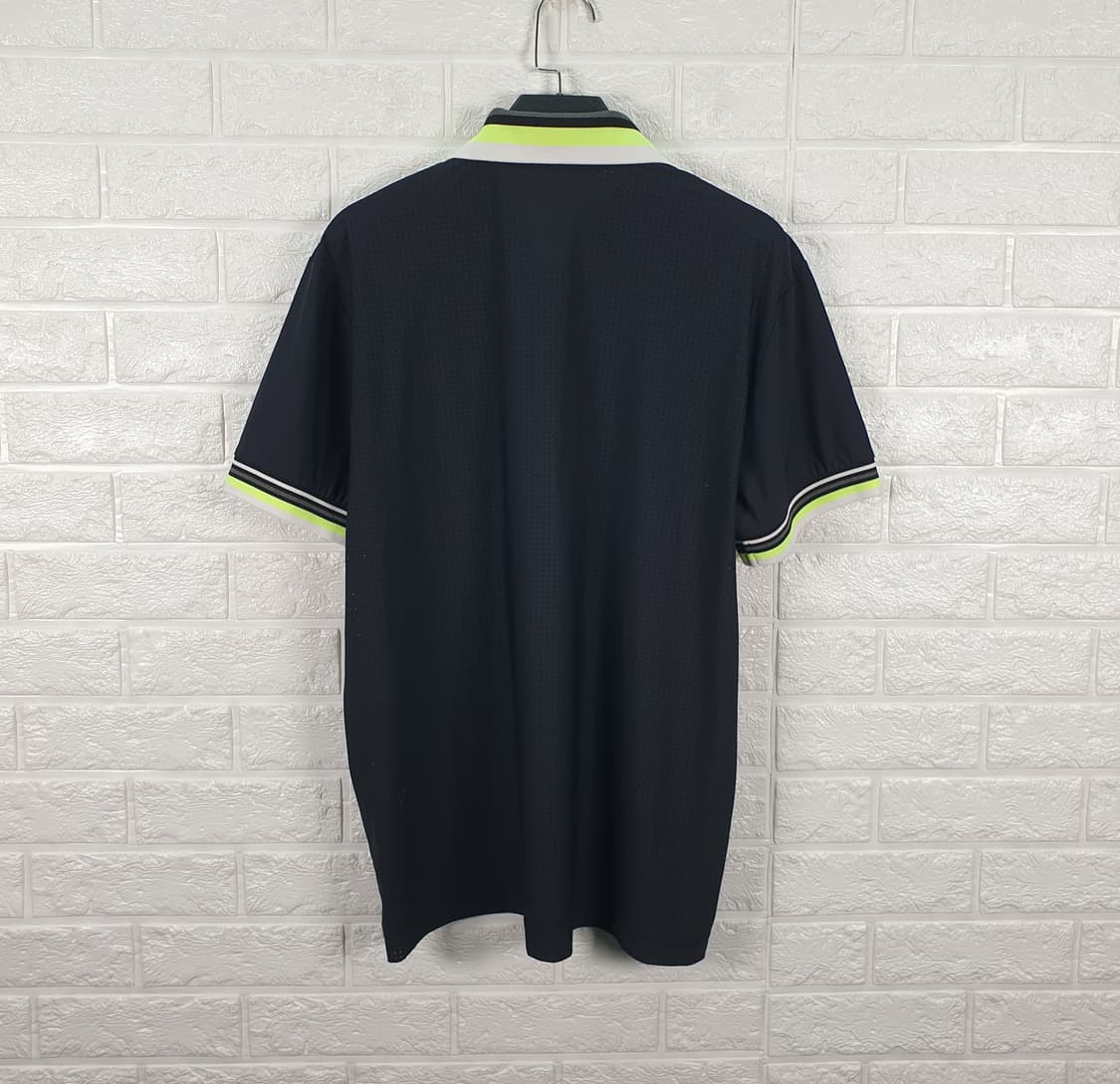 [100]파사디 뒷판 전체 타공 반팔 카라티 상품이미지3