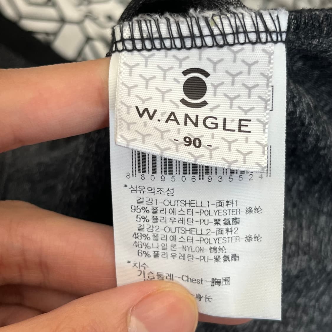 와이드앵글 여성 골프 하프넥 티셔츠 (90) 상품이미지4