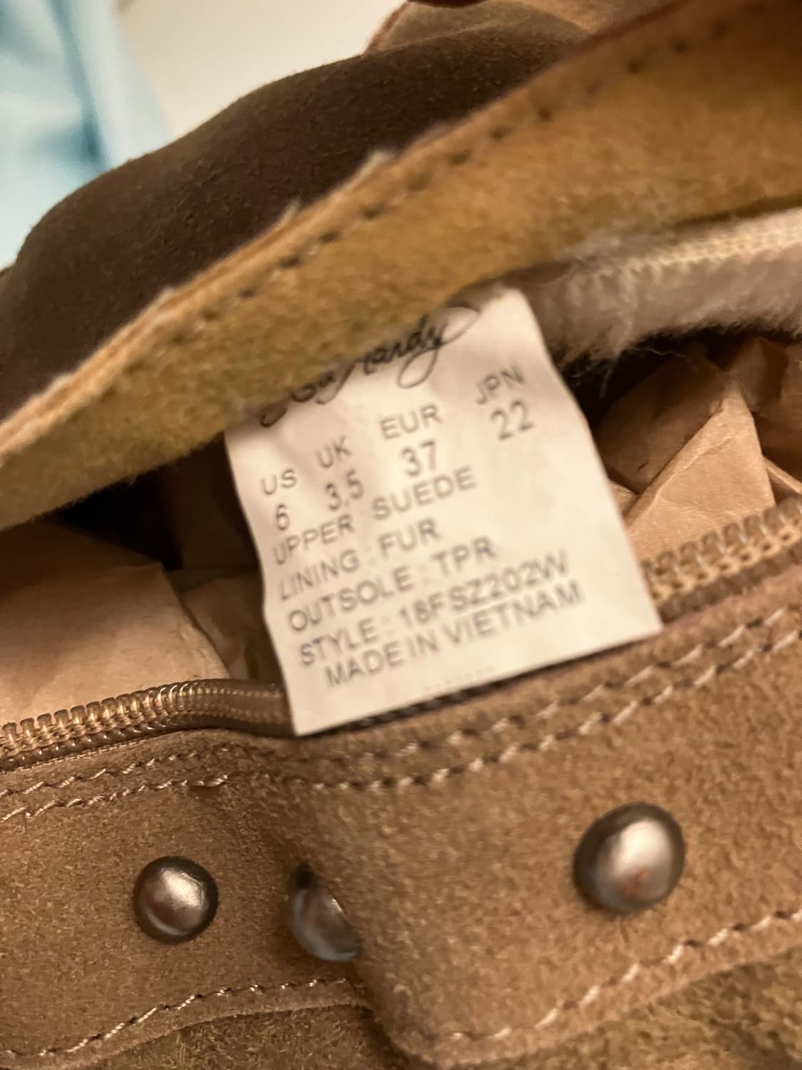 에드하디 어그부츠 퍼부츠 스웨이드부츠 y2k 00s 상품이미지7