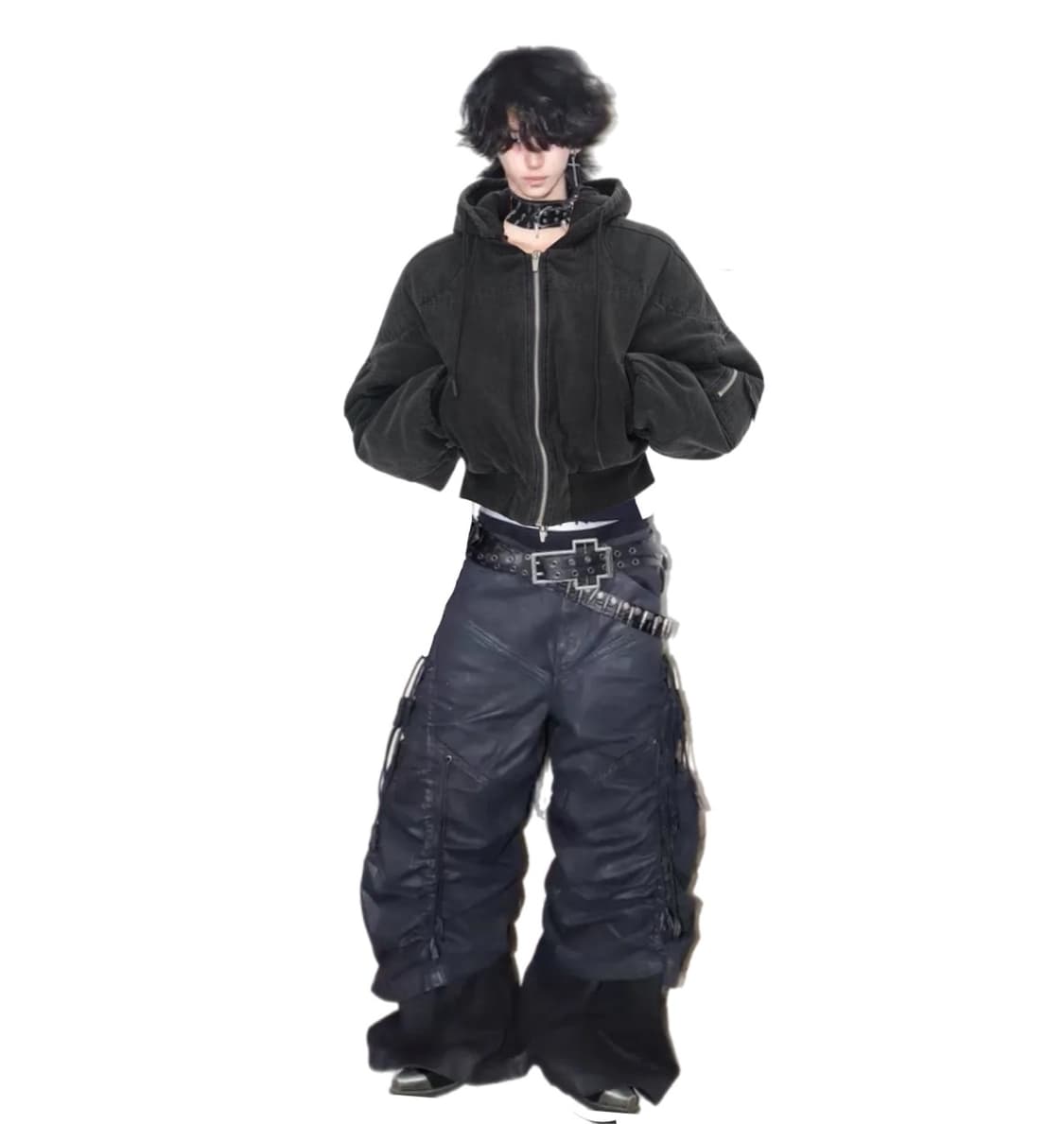 아르노드프랑스 25FW 크롭 후디봄버 재킷 상품이미지1