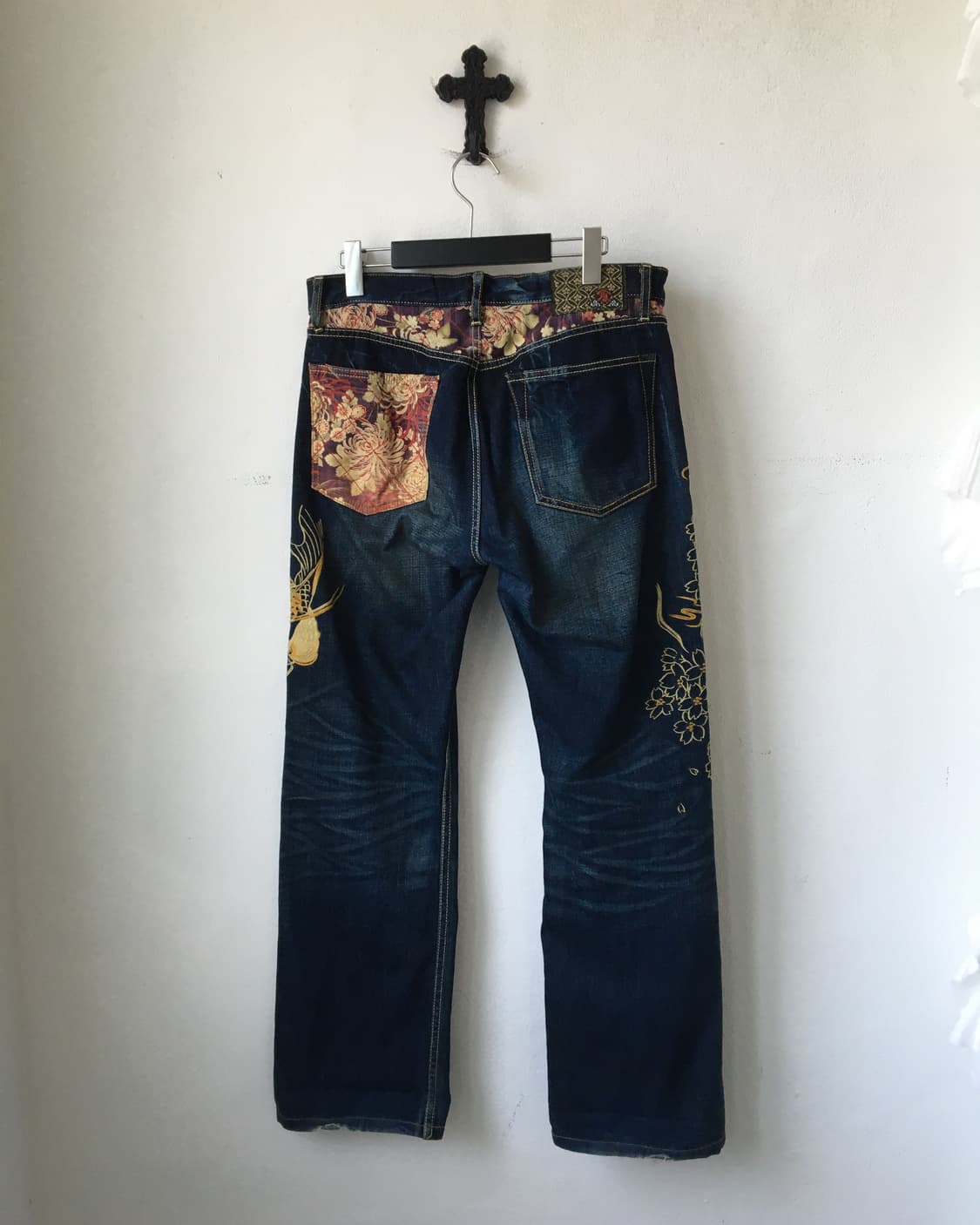Oriental needle work denim pants 상품이미지3