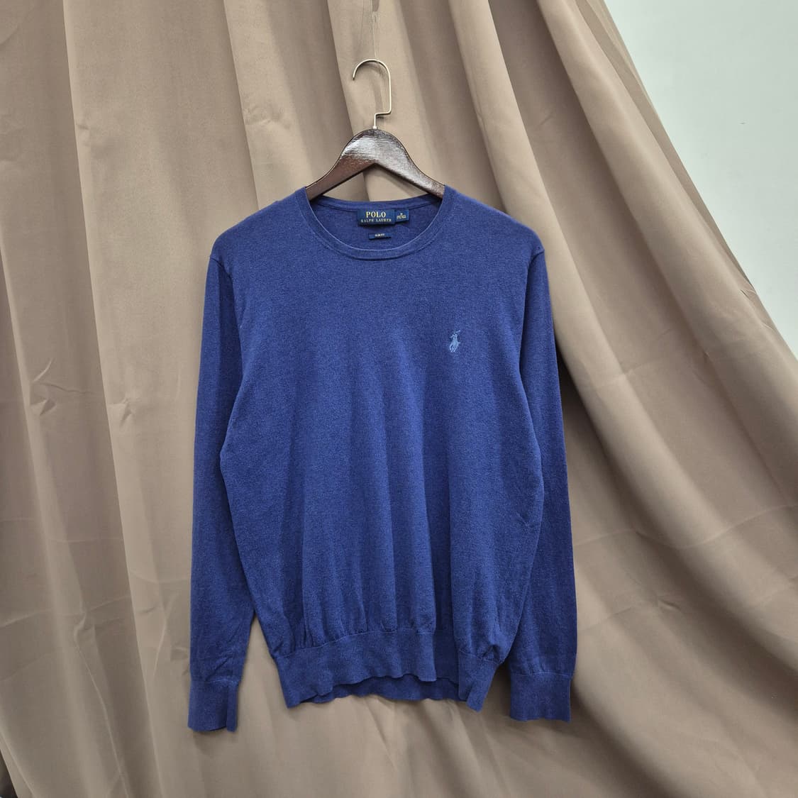 폴로 랄프로렌 라운드 캐시미어 코튼 긴팔 M 상품이미지1