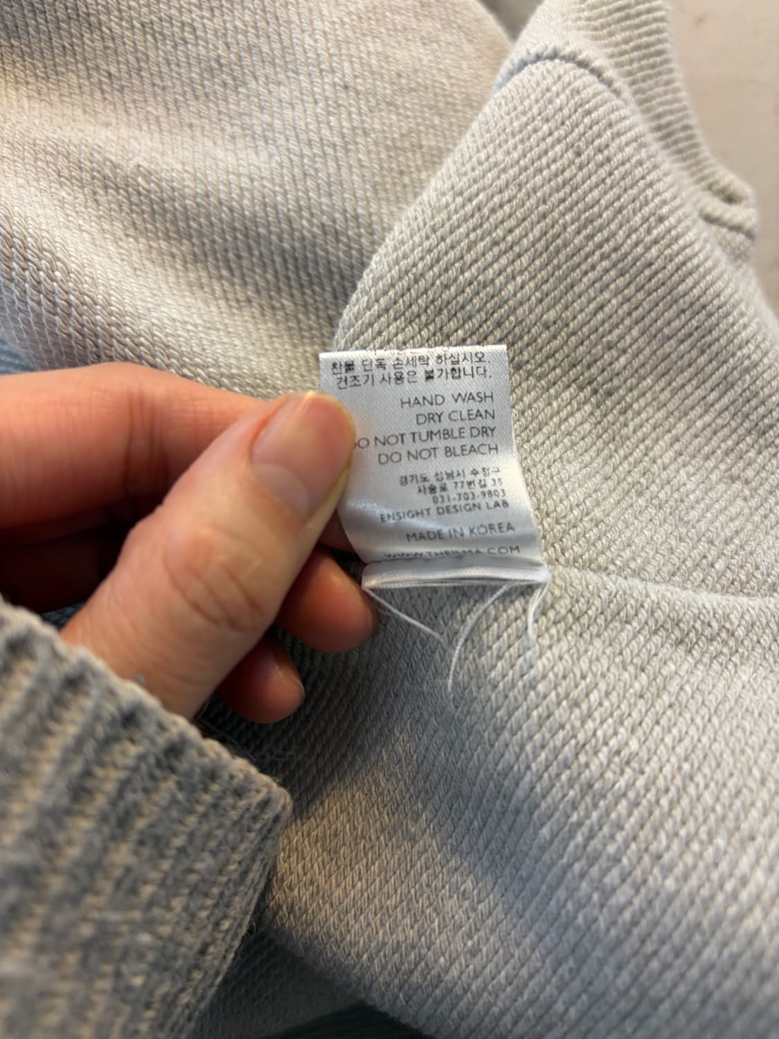 The Ilma crop unbalance hoodie F 상품이미지8