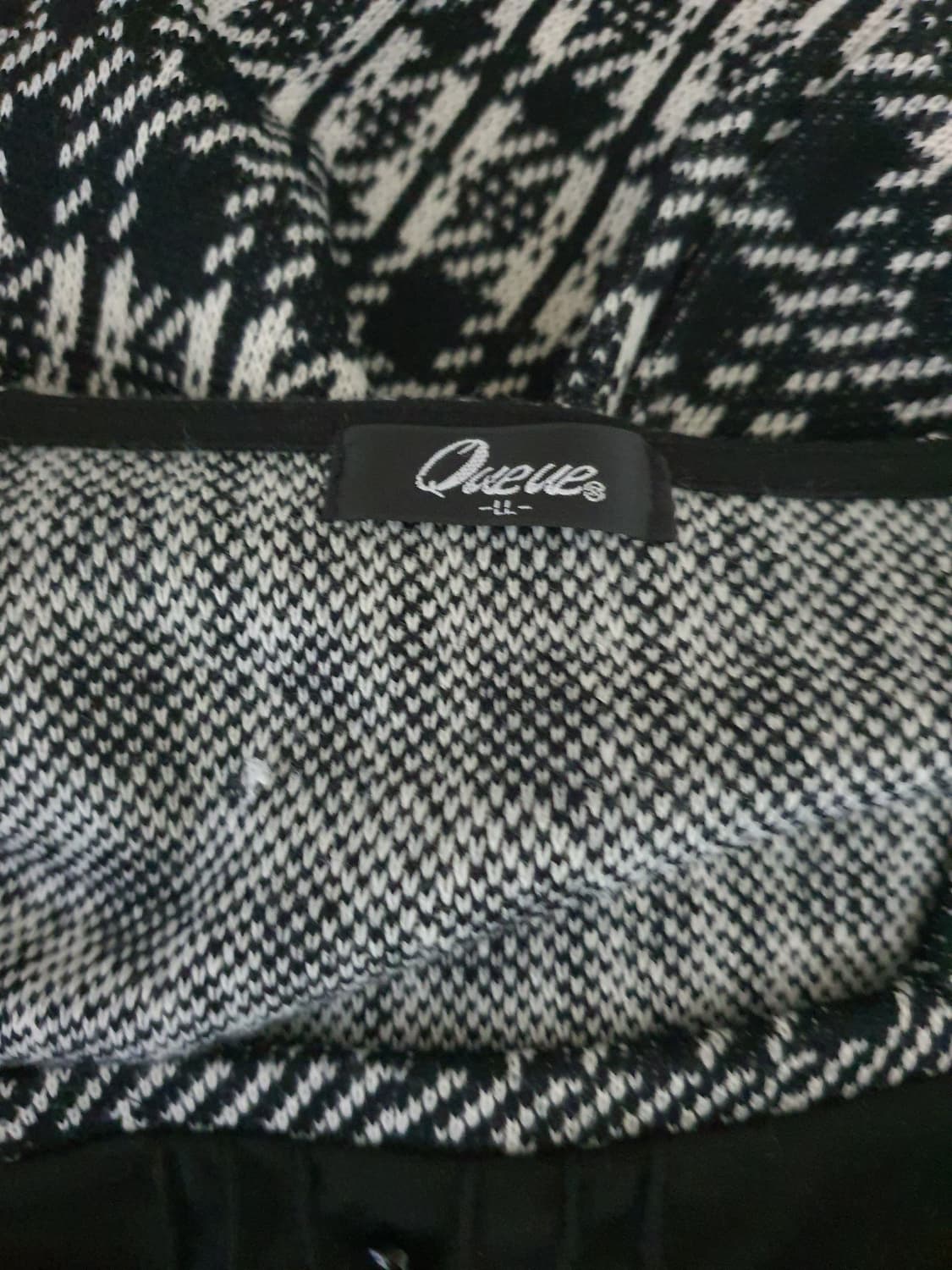 [모리걸] 너드모리 깅엄 체크 블랙 원피스 퍼프 반팔 LL 상품이미지5