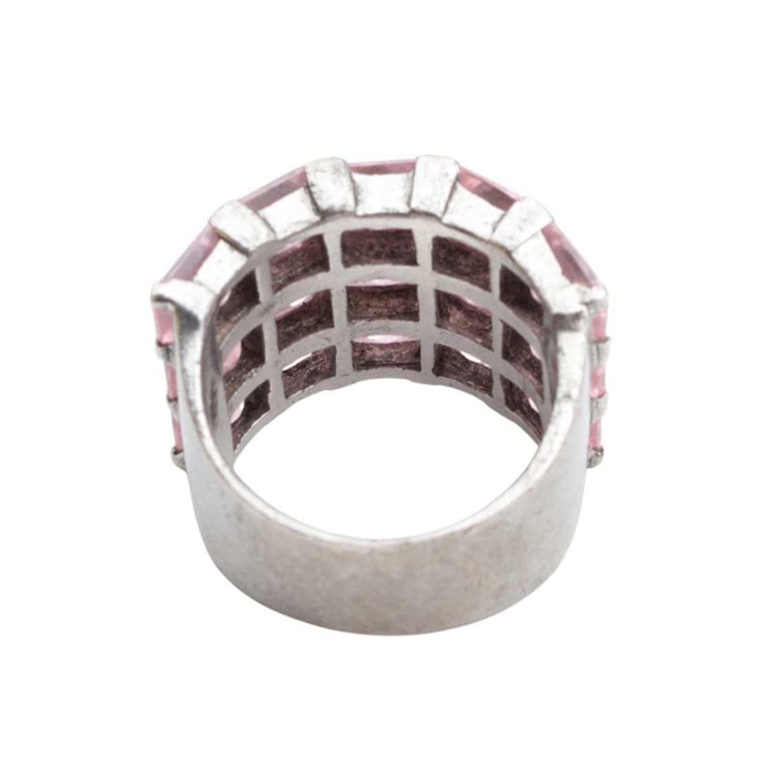 핑크 크리스탈 925 실버 반지 국내 15호 상품이미지4