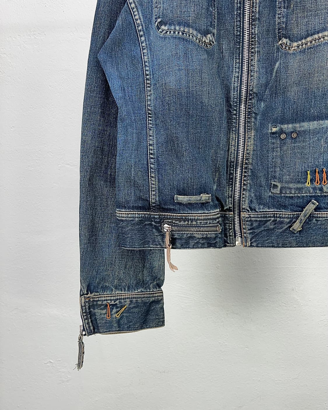 디젤 데님 바이커 자켓 상품이미지4