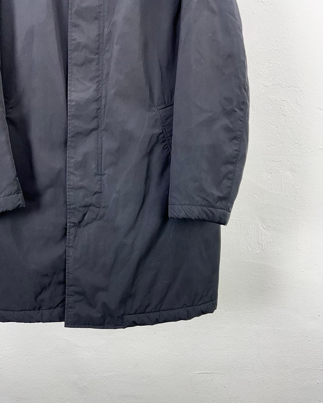 폴로 랄프로렌 블랙 폴리쉘 숏 카라 맥 코트 자켓 상품이미지5