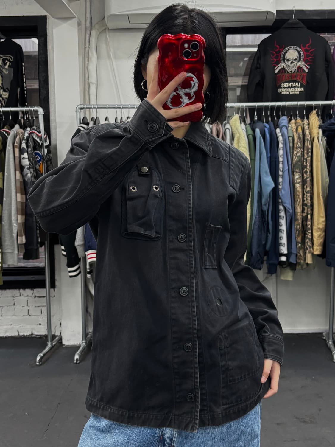 The Difference Y2K 포켓 셔츠 자켓 상품이미지4