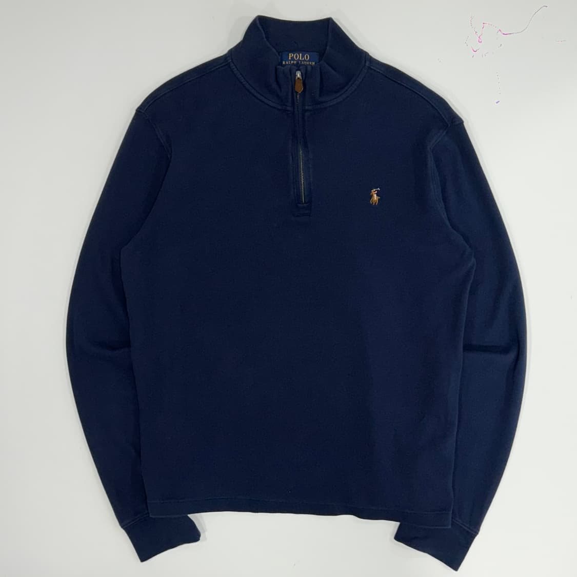 Polo 폴로 멀티포니 네이비 반집업 롱슬리브 상품이미지3