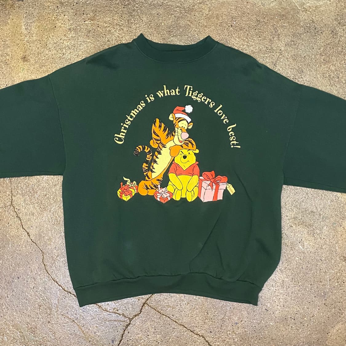 USA 미국 빈티지 초록 POOH 맨투맨 상품이미지2