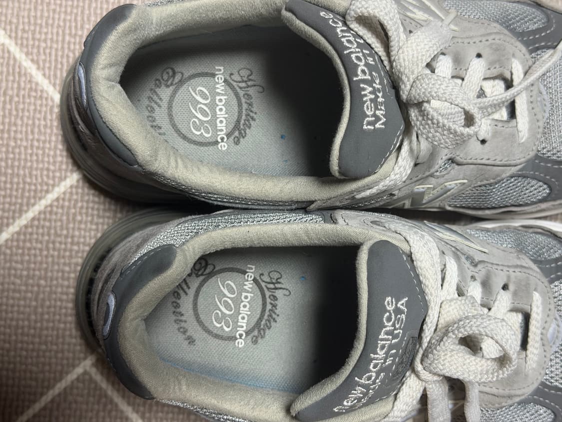(W) 뉴발란스 993 그레이 270 상품이미지6