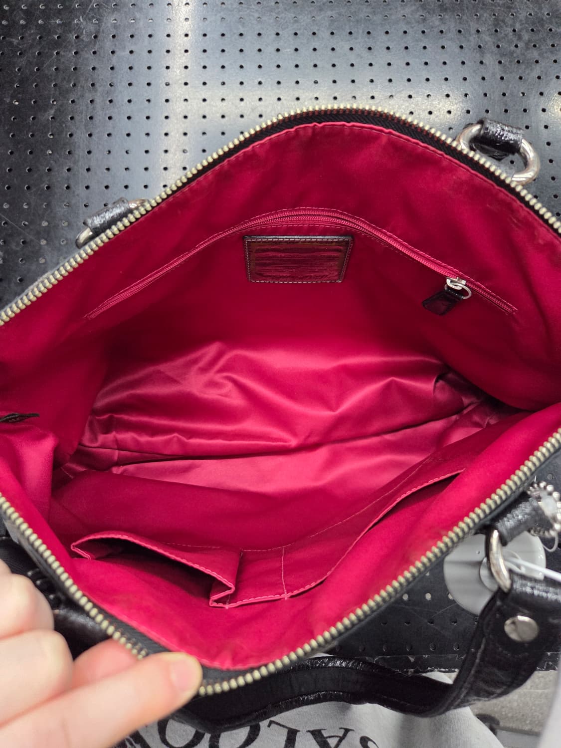 Coach 코치 빅 블랙 숄더백 토트백 상품이미지6