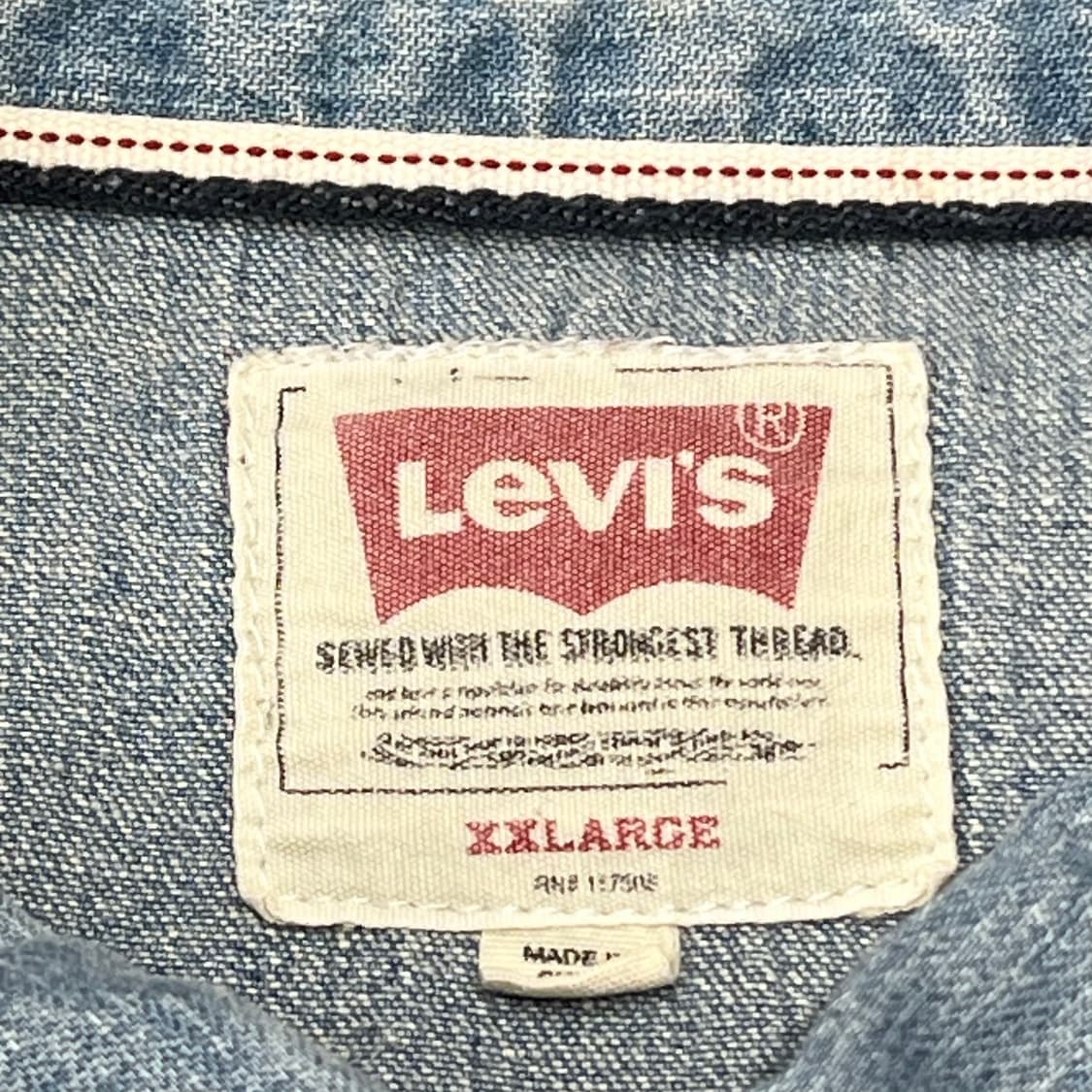 리바이스 워크 데님셔츠 s10229 상품이미지6