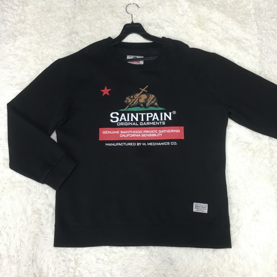 세인트페인 빅로고 맨투맨 BB18 상품이미지1