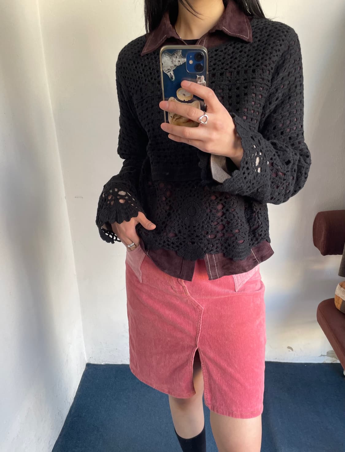 Vegan suede shirt 상품이미지10