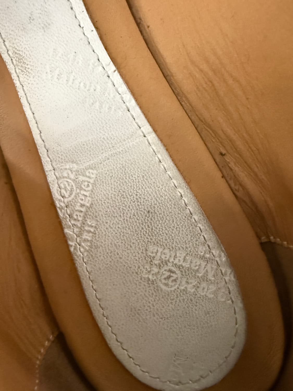 메종 마르지엘라 정품  발레리나 타비 플랫슈즈 블랙 37.5 상품이미지5