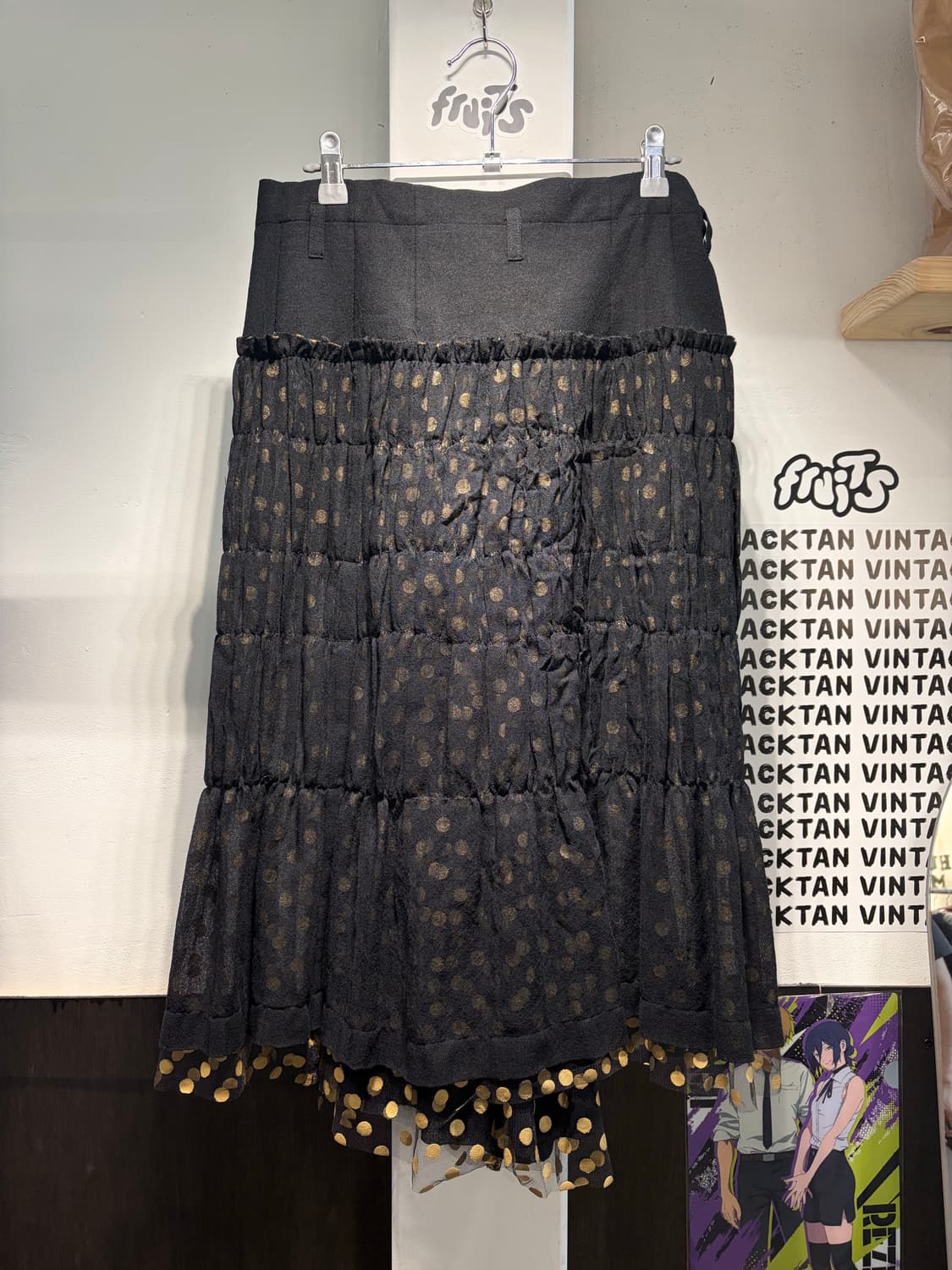 타오 꼼데가르송 프릴 도트 패턴 스커트 치마 상품이미지2