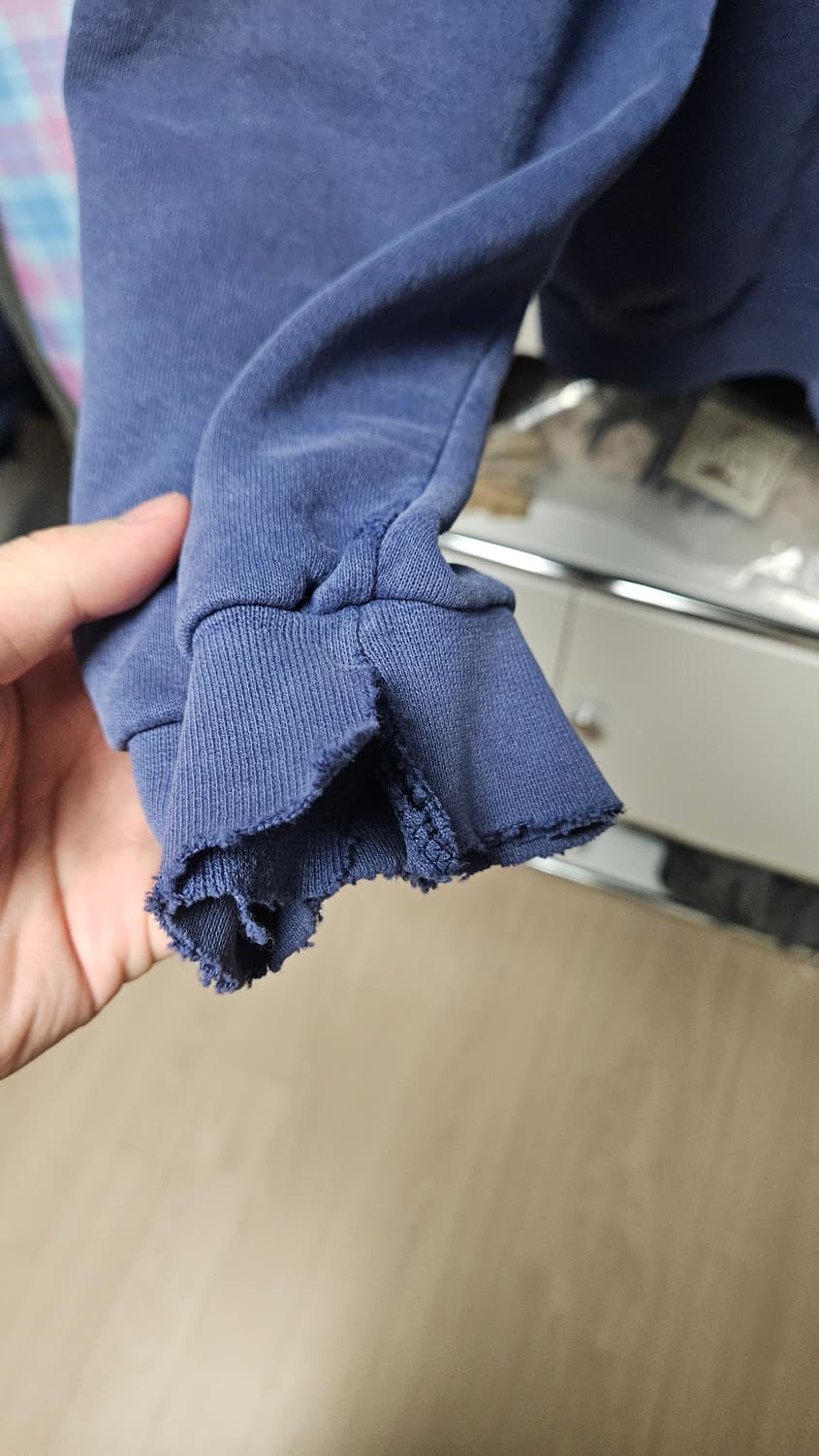 빈티지 디스트레스드 후드집업 상품이미지3