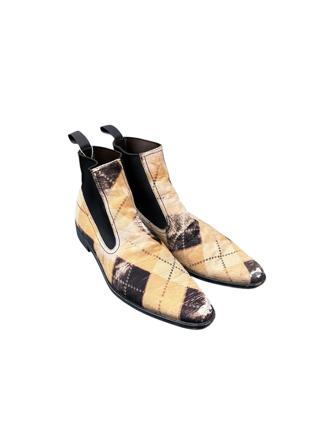 DONALD PLINER ARGYLE BOOTS 상품이미지2