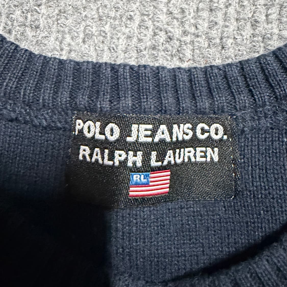 폴로 랄프로렌 네이비 니트 반팔 s 상품이미지4