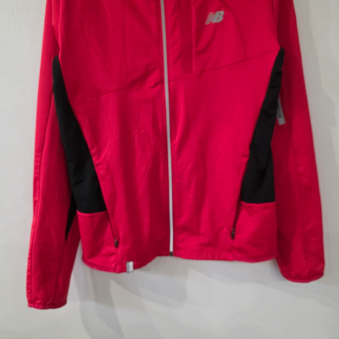 뉴발란스 집업 자켓 레드 S 상품이미지4