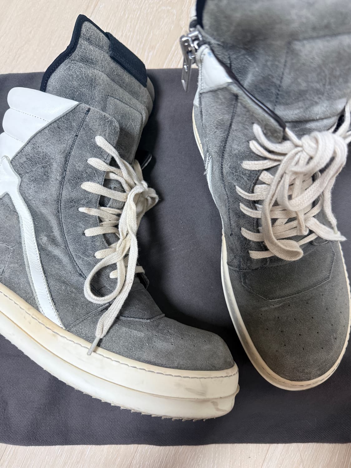 릭오웬스 지오바스켓 더스트 컬러 41.5 상품이미지1