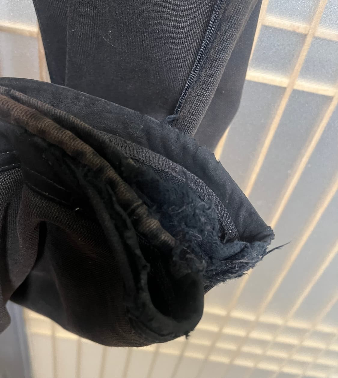 [4]폴리테루 퍼티그 스웻팬츠 블리치드블랙 상품이미지4