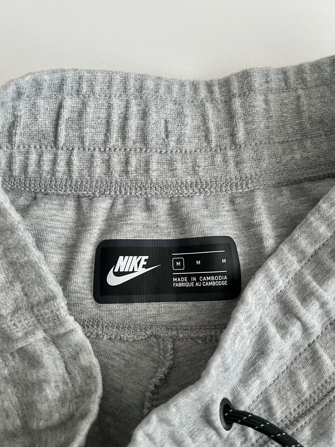 M) 나이키 여성 테크 플리스 조거 팬츠 그레이 상품이미지4