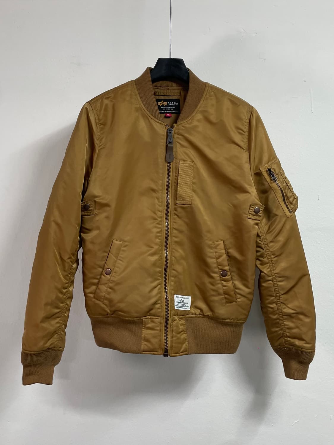 알파인더스트리 베이지 MA-1 항공점퍼 (on.509) 상품이미지1