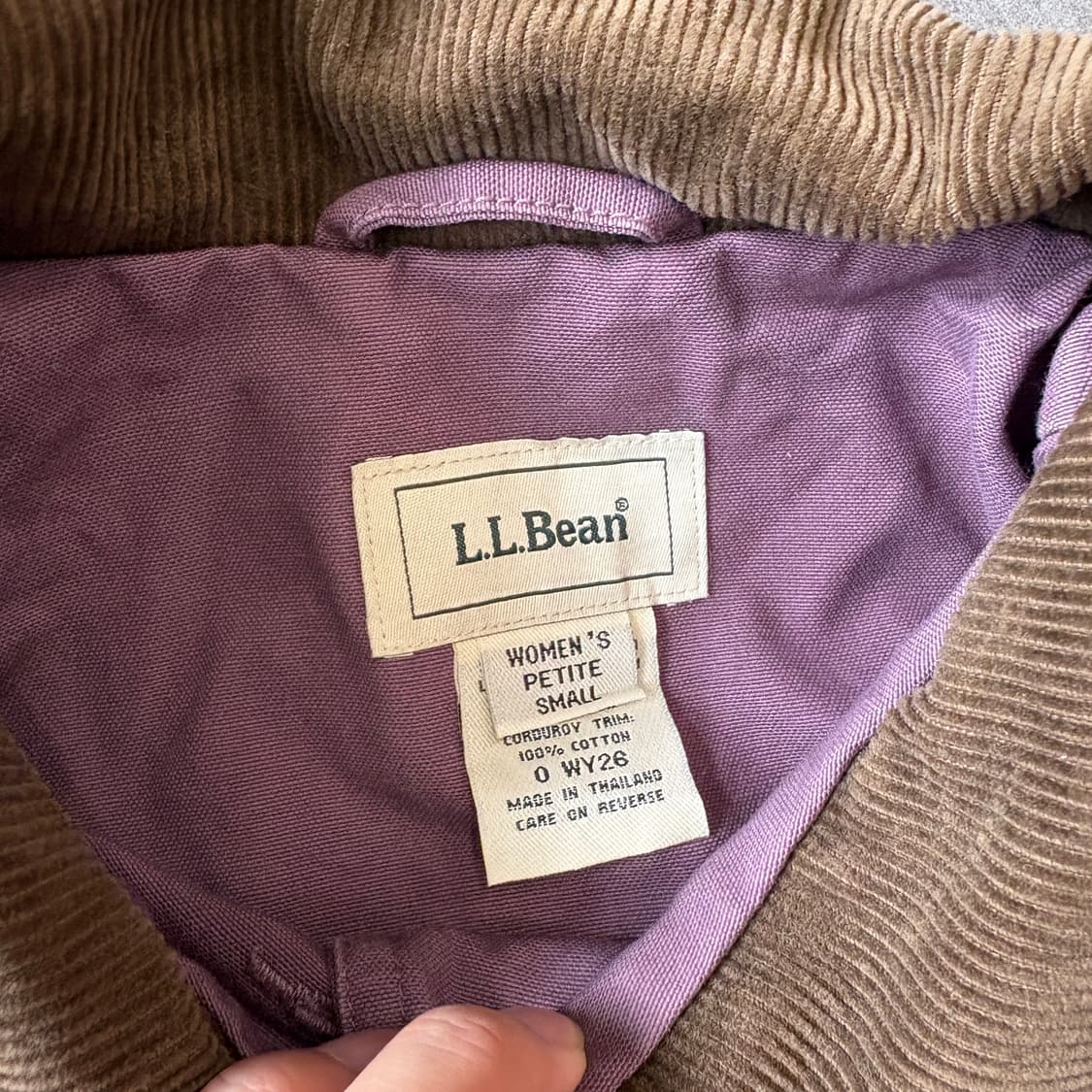 L.L.bean 정품 엘엘빈 퍼플 헌팅 자켓 상품이미지5