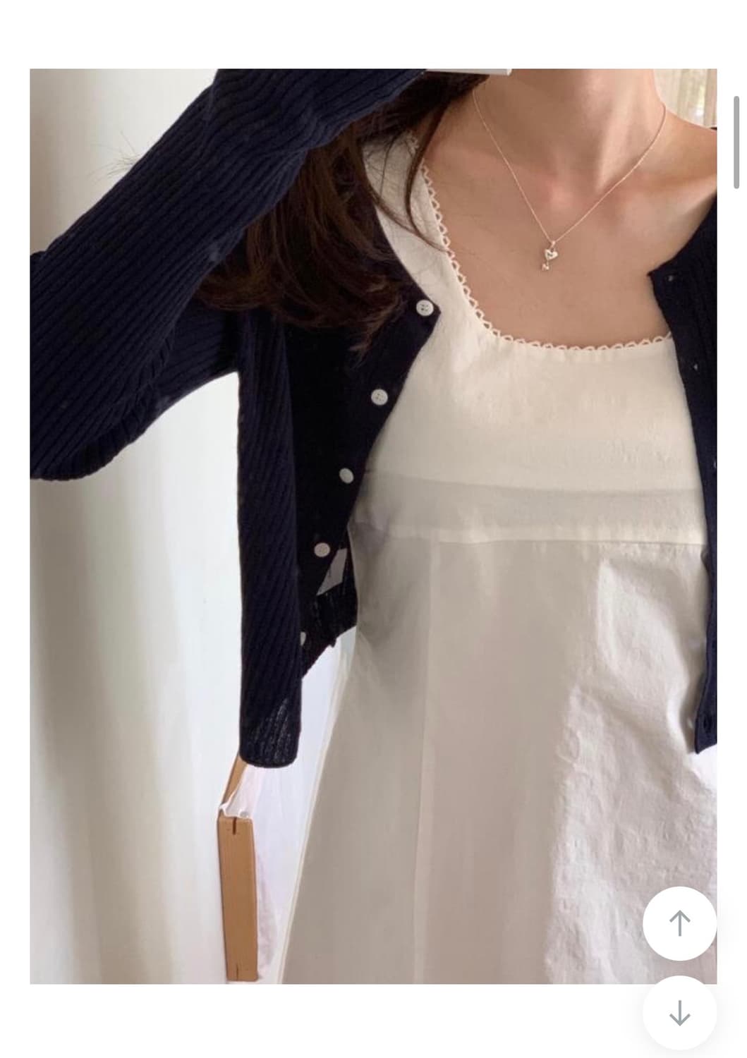 피터앤웬디 골지 가디건 (네이비) 상품이미지4