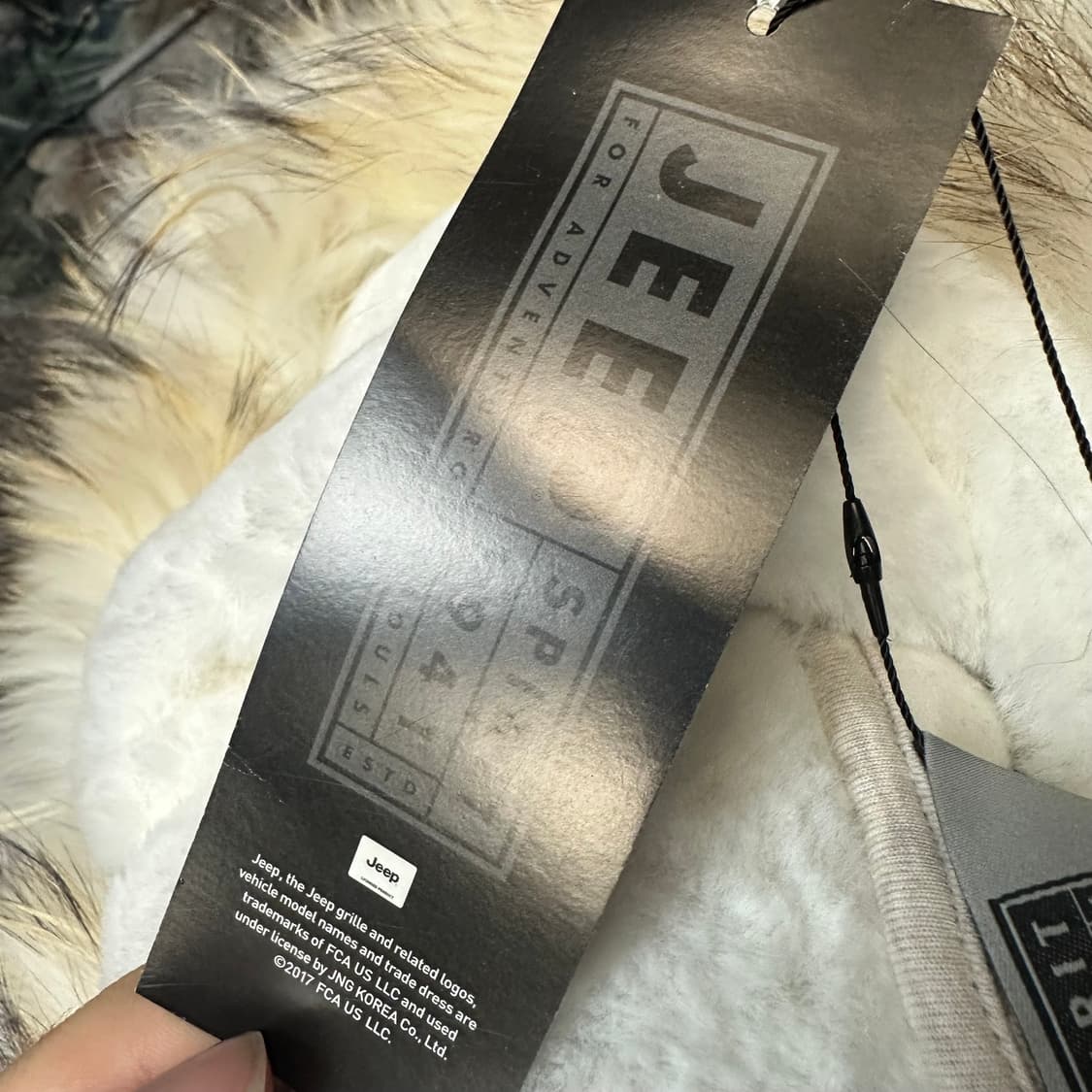 지프 빈티지 스피릿 울프죠후드집업 새상품 M 상품이미지4