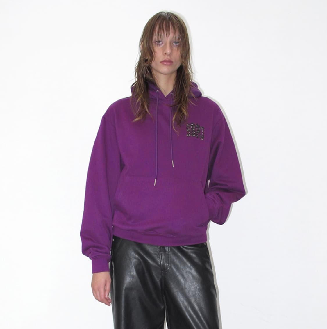 썬번프로젝트 SBPJ STAR HOODIE, PURPLE 상품이미지2