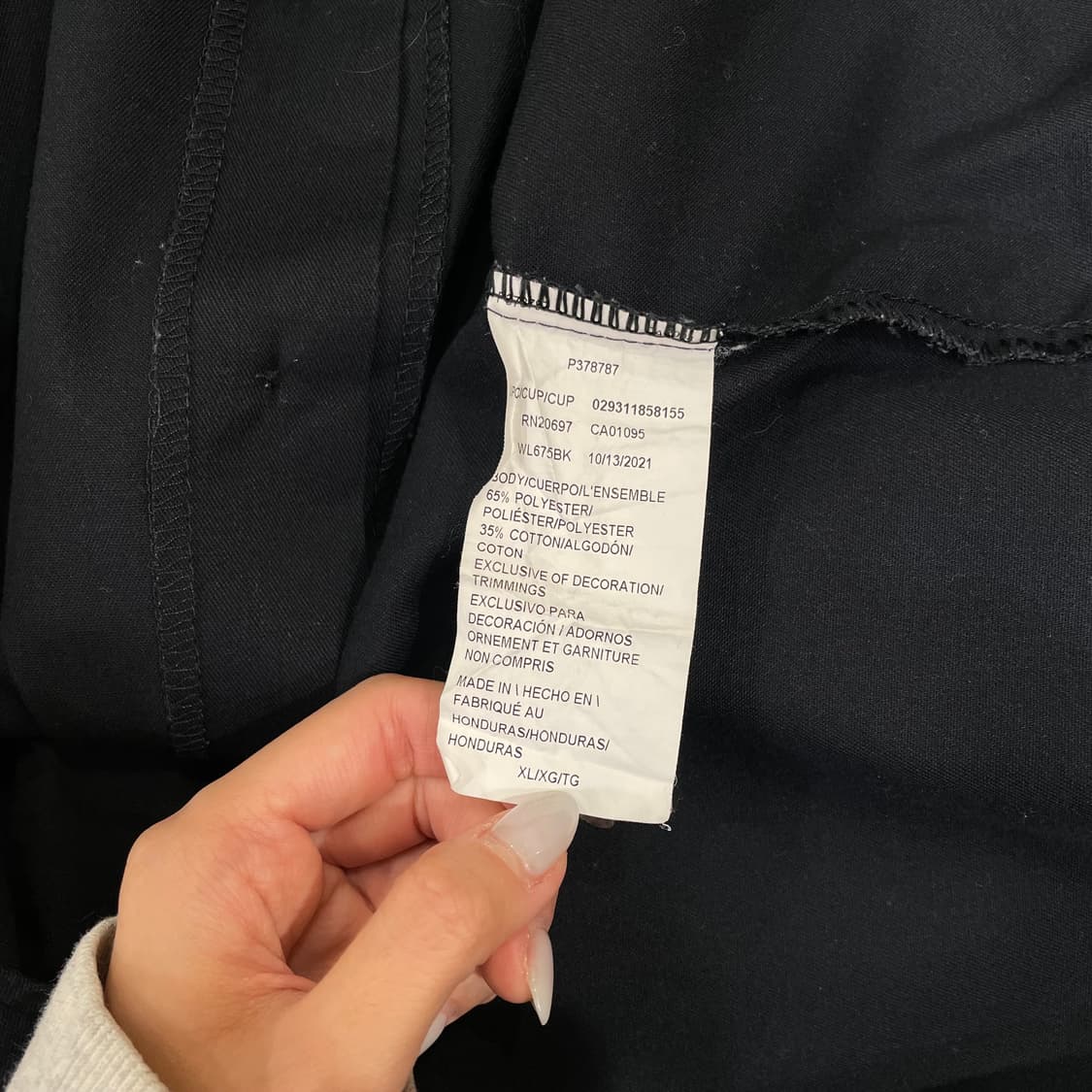 (XL) Dickies 디키즈 워크 셔츠 블랙 상품이미지10